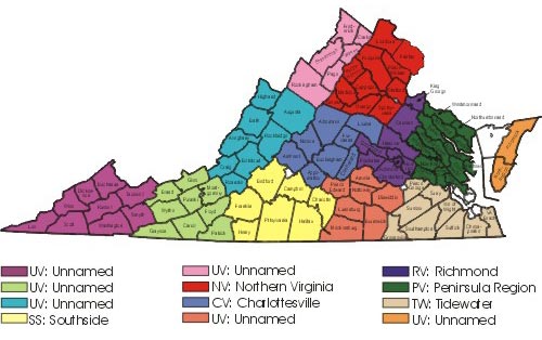 virginia map